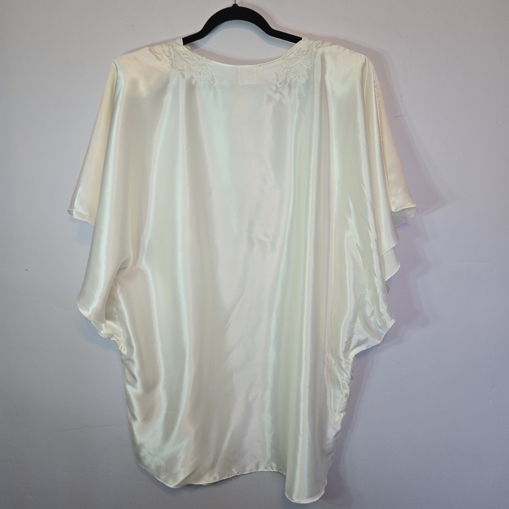 Expressions by California Dynasty beautiful VINTAGE bridal nite gown & robe set - Picture 13 of 16